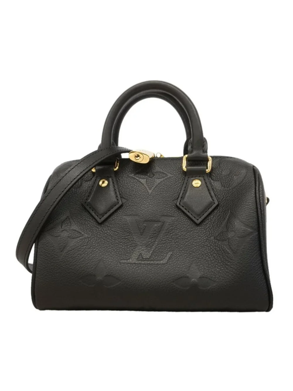 Louis Vuitton Handbag Monogram Empreinte Speedy Bandouliere 20 Noir 2-Way Bag